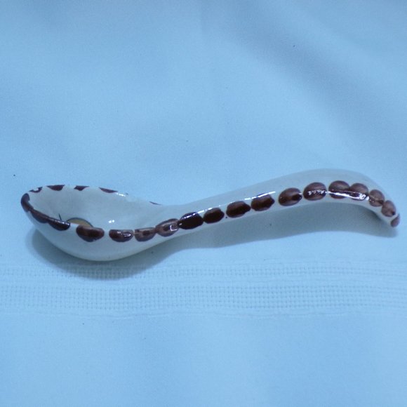 CAT Mexican Pottery Rooster Salso Guacamole Bowl with Ladle Spoon 3668 - Picture 9 of 11